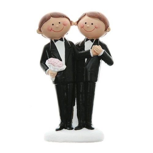 Wedding Couple Men Cake Topper Wedding Couple Men Cake Topper