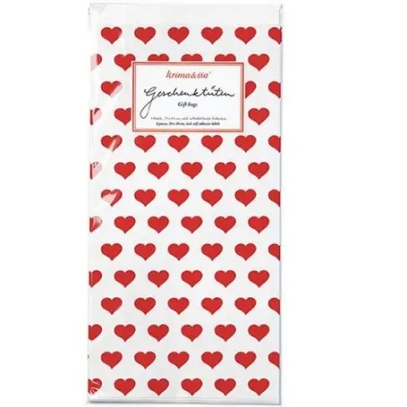 Krima&isa Heart Gift Bags – Set of 6 ❤️