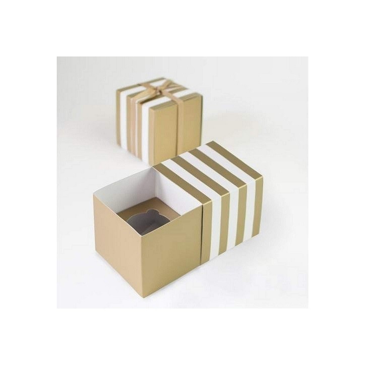 Paper Eskimo Single Cupcake Boxes Gold Crush – Luxurious Packaging Paper Eskimo Single Cupcake Boxes Gold Crush – Luxurious Packaging