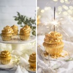 Decora Cupcake Cases Gold, 60 pcs