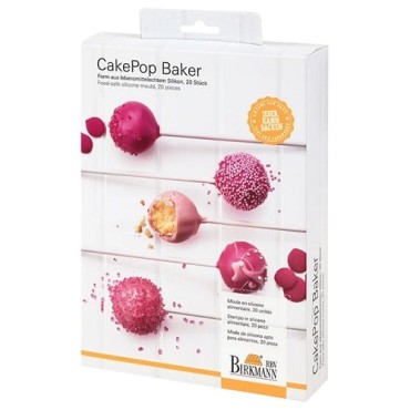Cakepop Silikonbackform CakePop Baker – Backform für 20 Cake Pops