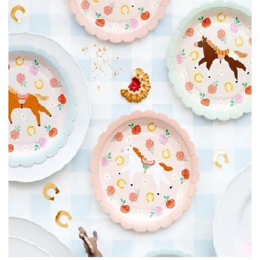 Horse Party Plates - Horses Party Collection