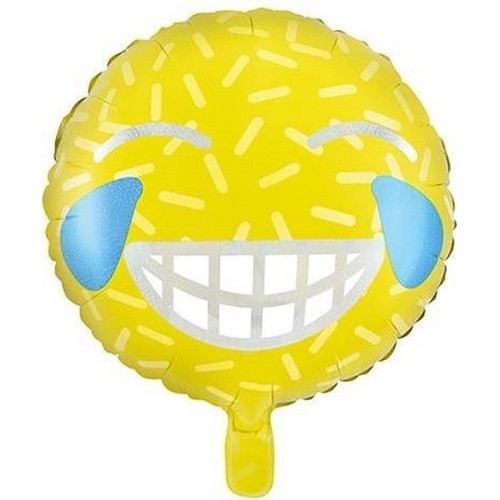 PartyDeco Emoji LOL Folienballon, 45cm PartyDeco Emoji LOL Folienballon, 45cm