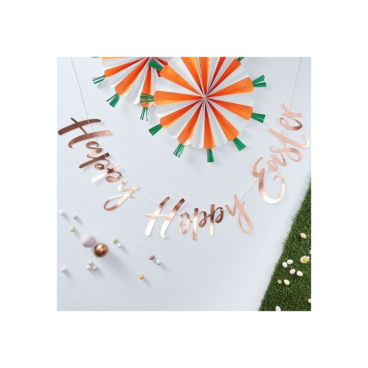 Ginger Ray Happy Hoppy Easter Girlande – 1,5 Meter | Elegante Osterdeko Ginger Ray Happy Hoppy Easter Girlande – 1,5 Meter | Elegante Osterdeko