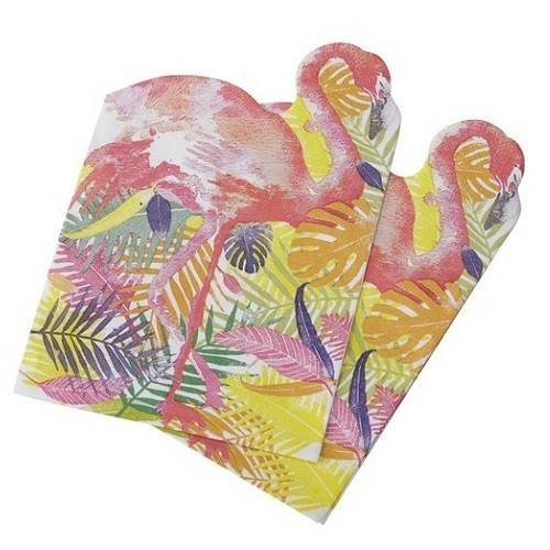 Ginger Ray Flamingo Beach Servietten, 20 Stück Ginger Ray Flamingo Beach Servietten, 20 Stück