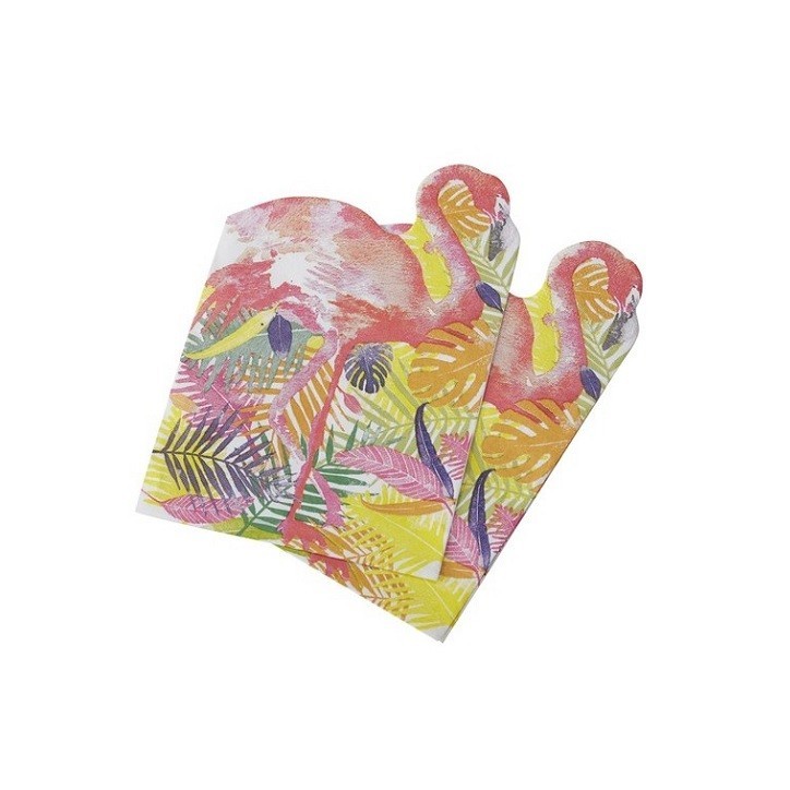 Ginger Ray Flamingo Beach Servietten – 20 Stück | Sommerliche Partydeko Ginger Ray Flamingo Beach Servietten – 20 Stück | Sommerliche Partydeko