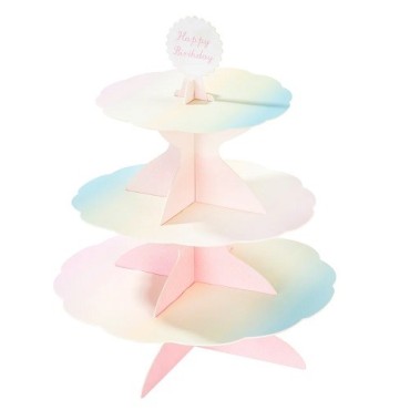 Talking Tables Pastell Etagere – 3-stufig | Elegante Partydeko
