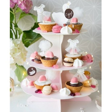 Talking Tables Pastell Etagere – 3-stufig | Elegante Partydeko