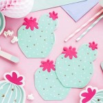 PartyDeco Cactus Napkins, 20 pcs