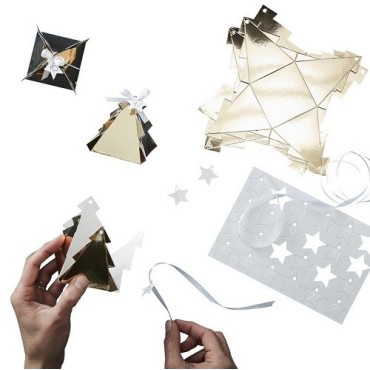 Adventskalender Tannenbaum Geschenkboxen – Edler DIY-Kalender