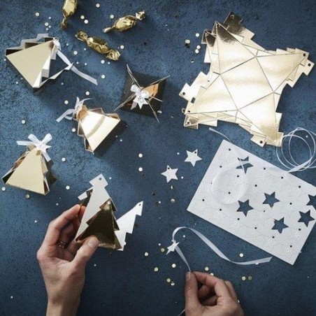 Adventskalender Tannenbaum Geschenkboxen – Edler DIY-Kalender