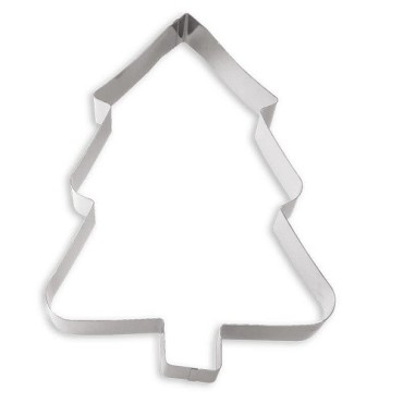 Decora Tannenbaum Backrahmen – Edelstahl Backform für Weihnachten