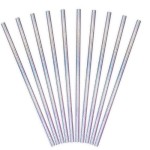 PartyDeco Iridescent Paper Straws, 10pcs