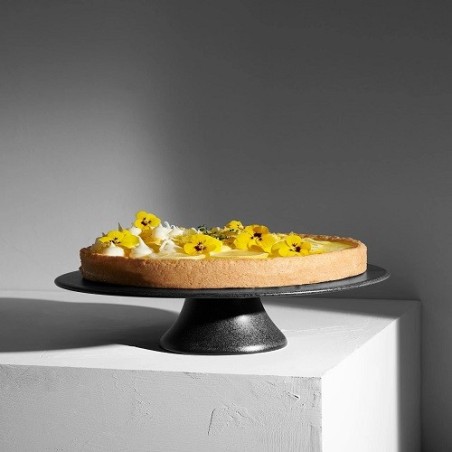 A Selection Grande Nero Tortenplatte black iron, 22x8cm – Elegantes Design ✨🍰