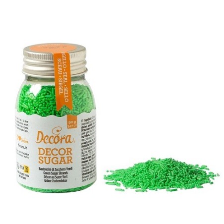 Decora Green Sugar Sprinkles, 90g - DA-2081116