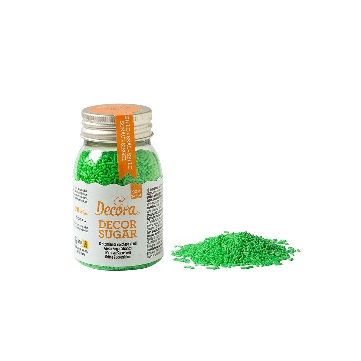 Decora Green Sugar Sprinkles, 90g - DA-2081116