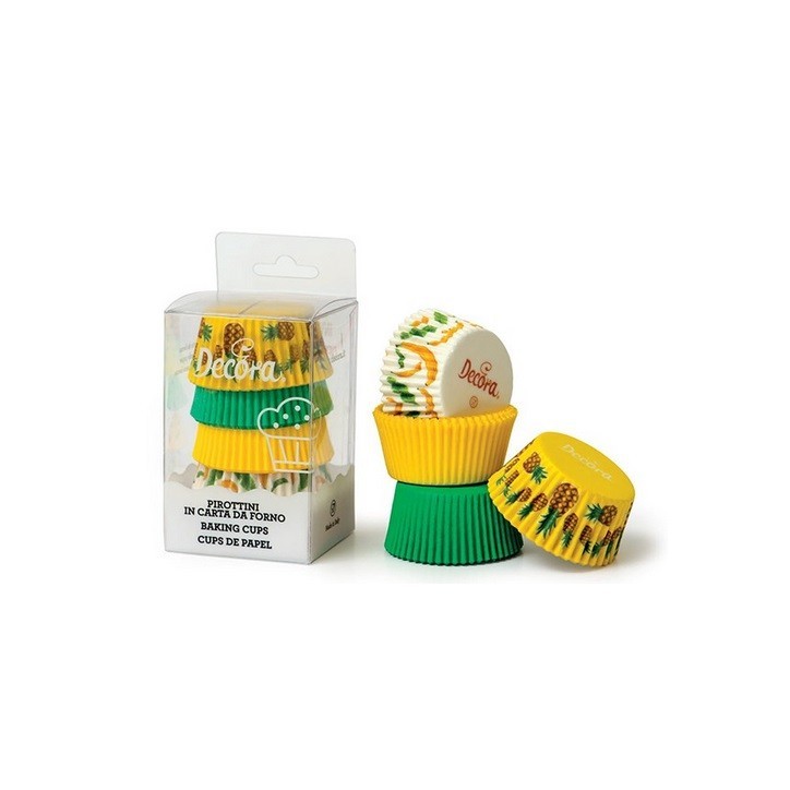Decora Tropical Cupcake Förmchen, 75 Stück - DA-0339623