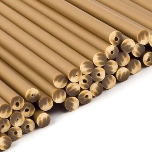 Bakeria 15cm Plastic Gold Cake Pop Lollipop Sticks, 25 pcs