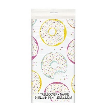 Unique Party Donuts Tablecover, 213x137cm - 72583