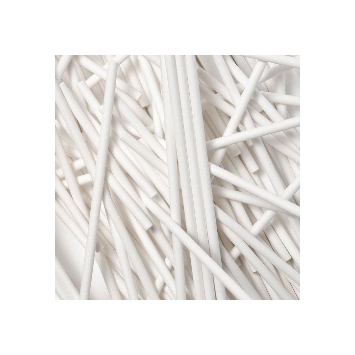Bakeria 15cm White Paper Cake Pop Sticks – 25 Eco-Friendly Sticks Bakeria 15cm White Paper Cake Pop Sticks – 25 Eco-Friendly Sticks