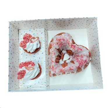 Simply Making Treat & Cupcake Box perfect for 2 Cupcakes & Mini Cake