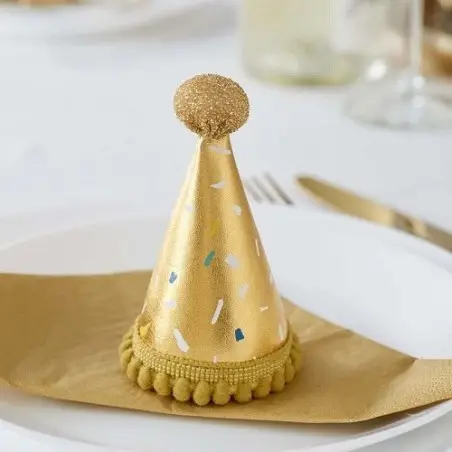 Talking Tables VIP Gold Mini Hat – Luxe Party Accessory
