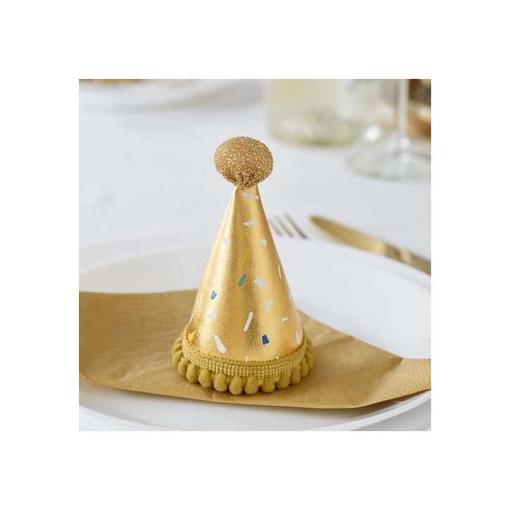 Talking Tables VIP Gold Mini Hat – Luxe Party Accessory