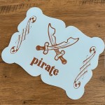 Santex 6 Pirate Place Mats, 34x25cm Santex 6 Pirate Place Mats, 34x25cm