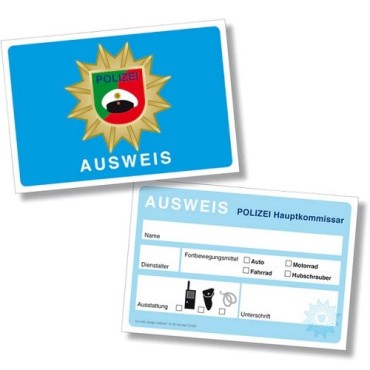 Police ID Badges for Kids (Set of 6) – Perfect for Roleplay & Parties | Bakeria