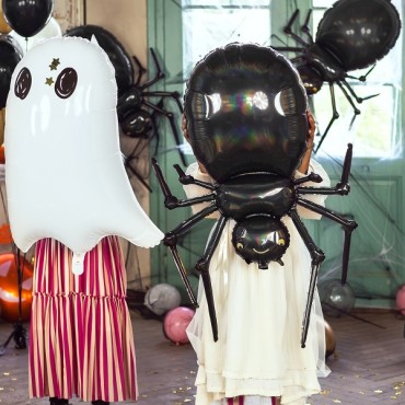 PartyDeco Folienballon Gespenst (48 x 68 cm) – Perfekt für Halloween | Bakeria