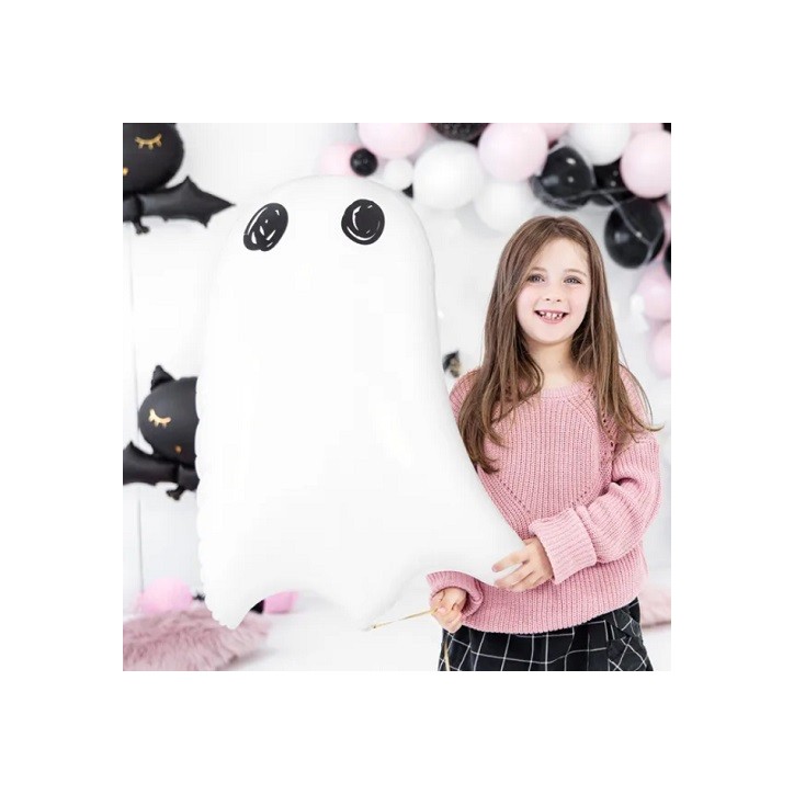 PartyDeco Folienballon Gespenst (48 x 68 cm) – Perfekt für Halloween | Bakeria PartyDeco Folienballon Gespenst (48 x 68 cm) – Perfekt für Halloween | Bakeria