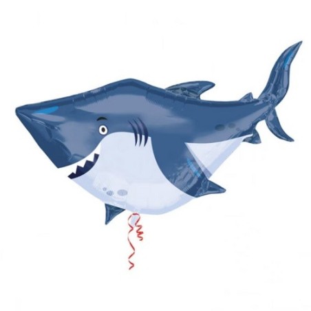 Shark Foil Balloon (97 x 60 cm) – Perfect for Ocean Parties | Bakeria