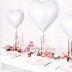 PartyDeco Triangle Place Card Holders Rose Gold, 10pcs