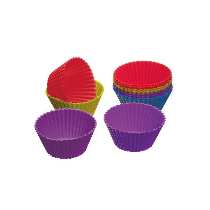 Silicone Muffin Liners Silicone Cupcake Cases Reusable Baking Liners for Cupcakes