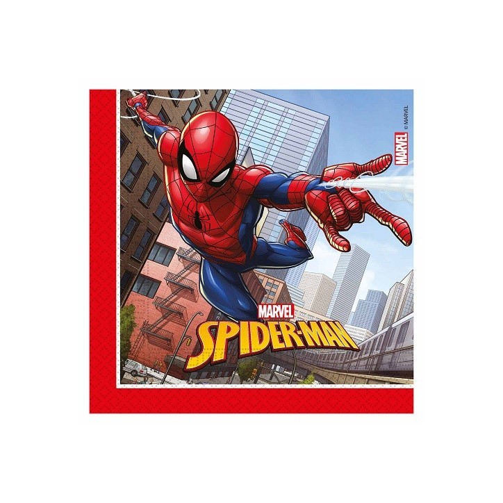 Spiderman Napkins – Pack of 20 for Your Superhero Party Spiderman Napkins – Pack of 20 for Your Superhero Party