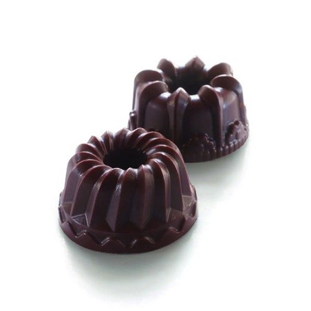 Silikomart Fantasia Gugelhupf Chocolate Mold – Silicone Mold for Pralines & Mini Desserts