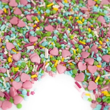Super Sprinkles FreudenTanz Cake Decoration, 80g - Sugar-Free