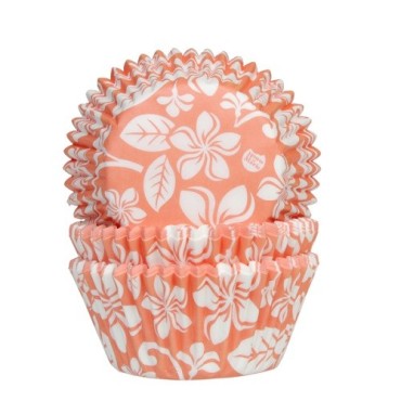 House of Marie Cupcake Förmchen Aloha – 50 Stück für tropische Feiern