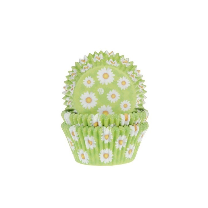 House of Marie Cupcake Förmchen Daisy – 50 Stück für Frühlingsgebäck