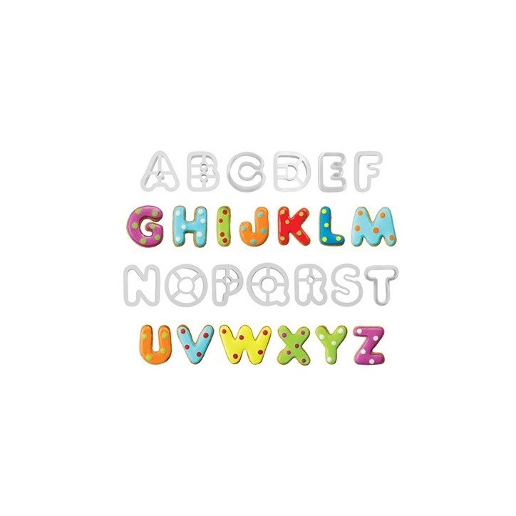 PME Alphabet Cutter Set of 26 – Buchstaben Ausstecher für personalisierte Torten und Kekse PME Alphabet Cutter Set of 26 – Buchstaben Ausstecher für personalisierte Torten und Kekse