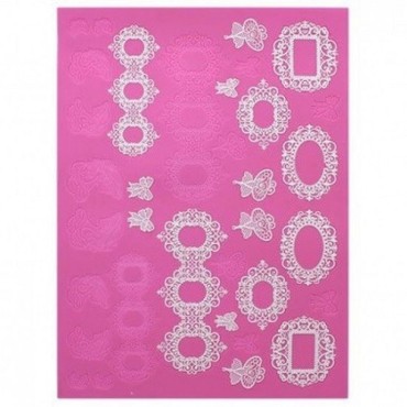 Cake Lace Mat Opulence – Filigrane Spitzenmuster für Torten und Cupcakes