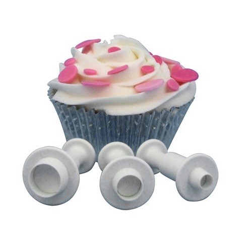 PME Round Plunger Cutter, 3 pcs