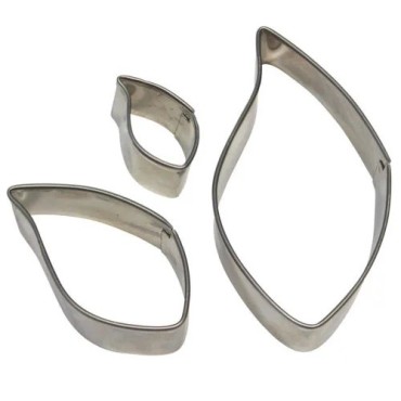 PME Blätter Ausstecher Set - LEAF Cutter ideal um Plumeria Zuckerblumen herzustellen