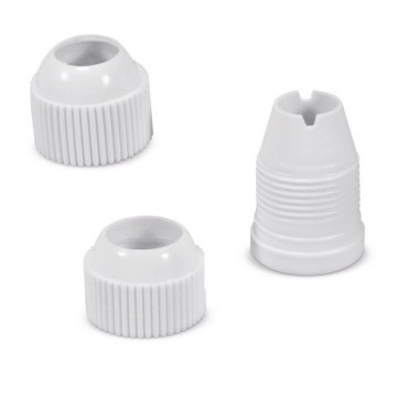 Städter Piping Tip Adapter Set, Medium 3-piece – For Easy Tip Switching and Precise Decorations