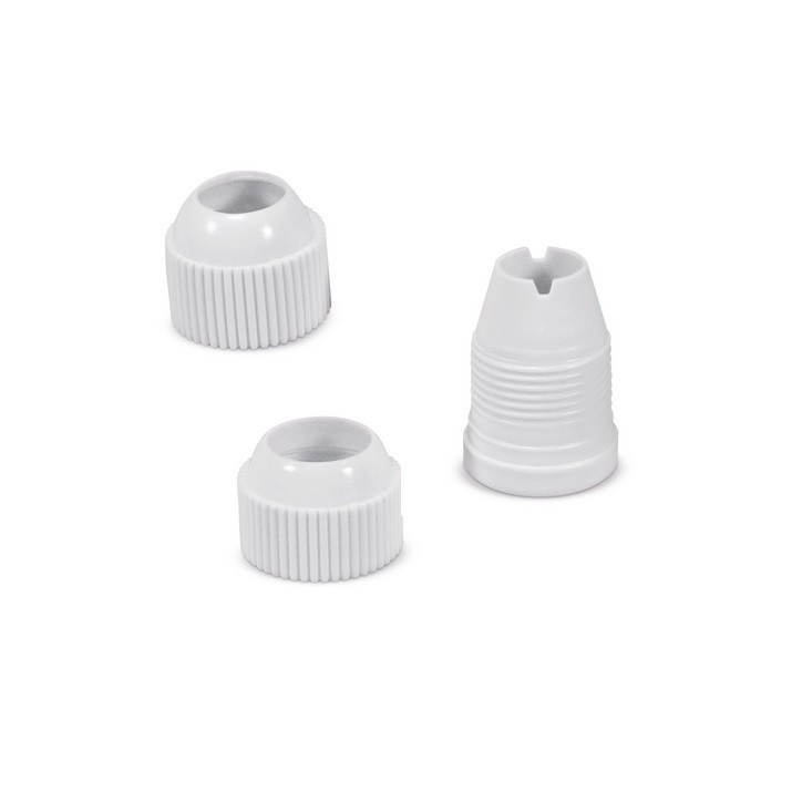 Städter Spritztüllen Adapter Set, mittel 3-teilig – Für einfachen Tüllenwechsel und präzise Dekorationen