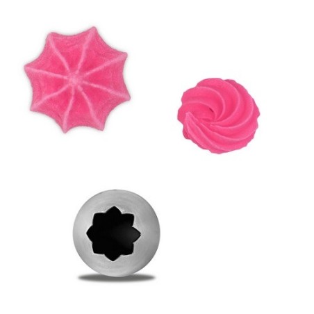 Städter Star Piping Tip Large, 14mm – For Precise Star and Rosette Decorations