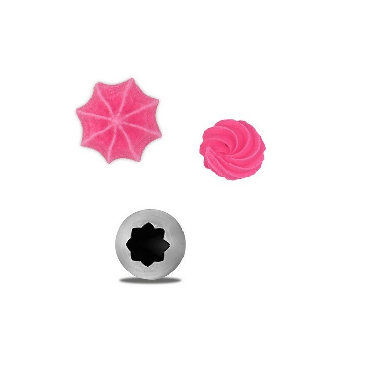 Städter Star Piping Tip Large, 14mm – For Precise Star and Rosette Decorations