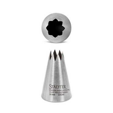 Städter Sterntülle Gross 14mm – Für präzise Stern- und Rosetten-Dekorationen
