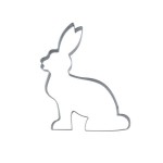 Städter Sitting Bunny Cookie Cutter, 6.5 cm