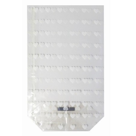 Zischka Clear Bags with Hearts – 9.5x16cm, 10 pcs